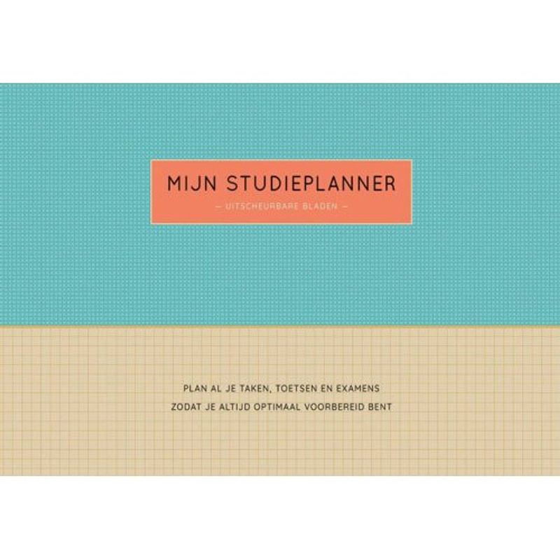 Foto van Mijn studieplanner (met uitscheurbare bladen)