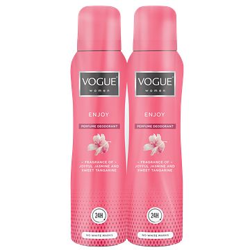 Foto van Vogue deospray enjoy 2 stuks bij jumbo