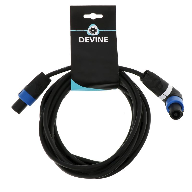 Foto van Devine spe117/5 speakerkabel recht-haaks 5m