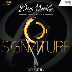 Foto van Dean markley 2502 nickelsteel signature series light 9-42 snarenset voor elektrische gitaar