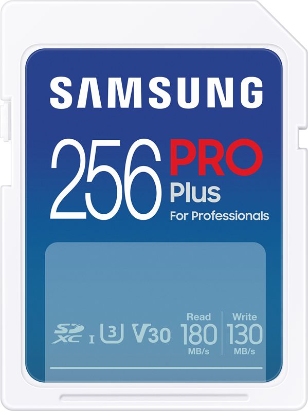 Foto van Samsung pro plus 256gb sdxc + kaartlezer