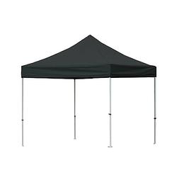 Foto van Easy up 3x3m zwart 30mm (aluminium buizen) zonder zijwanden semi prof partytent opvouwbaar