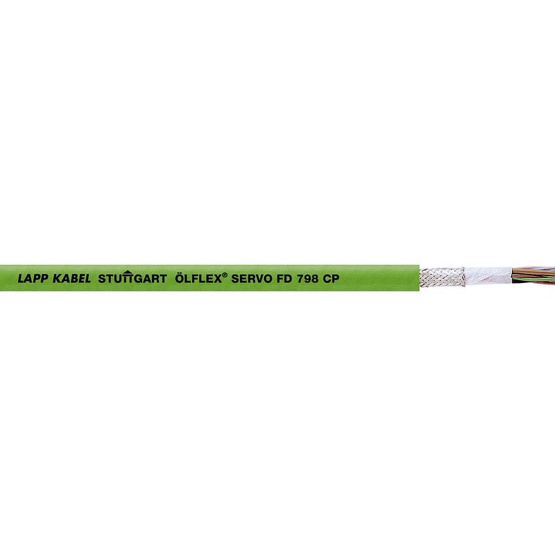 Foto van Lapp ölflex® servo fd 798 cp encoderkabel 10 x 0.14 mm² + 4 x 0.50 mm² groen 36918-100 100 m