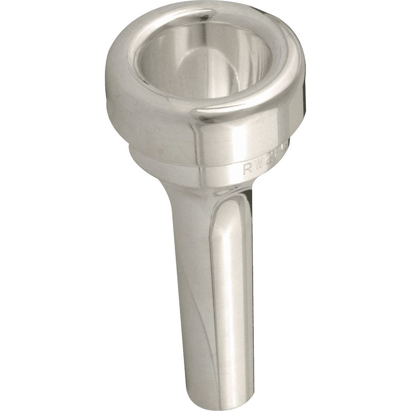 Foto van Denis wick 58843bfl classic flugelhorn mouthpiece silver plated mondstuk voor bugel