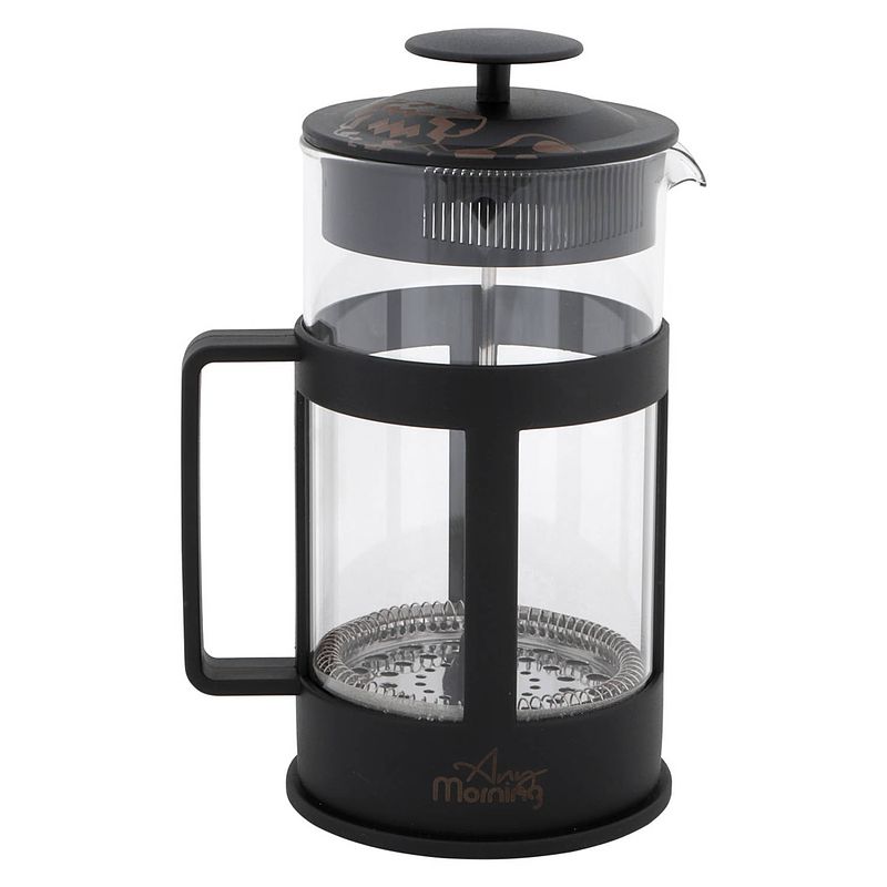 Foto van Any morning fy04 french press - koffiepress - cafetieres - koffiezetapparaat, 1000 ml, zwart