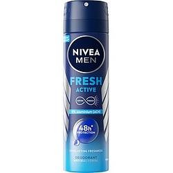 Foto van Nivea men fresh active deodorant spray 150ml bij jumbo