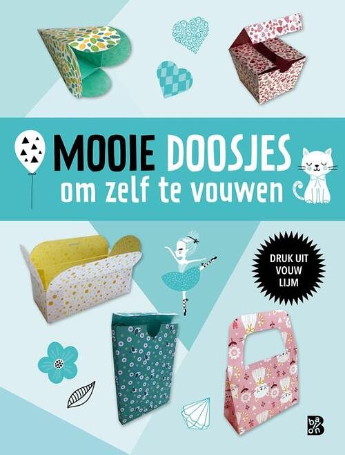 Foto van Mooie doosjes om zelf te vouwen - paperback (9789403223599)