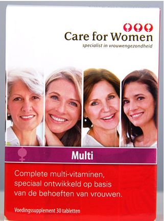 Foto van Care for women women'ss multi tabletten 30st