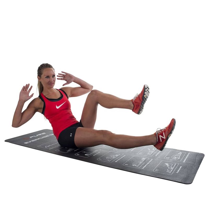 Foto van Pure2improve trainingsmat 182x61 cm zwart p2i290000