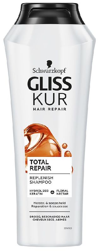 Foto van Schwarzkopf gliss kur total repair replenish shampoo