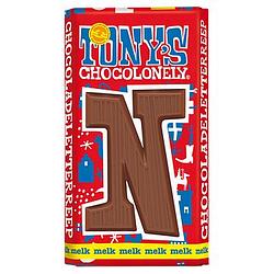 Foto van Tony'ss chocolonely n chocoladeletterreep 180g bij jumbo