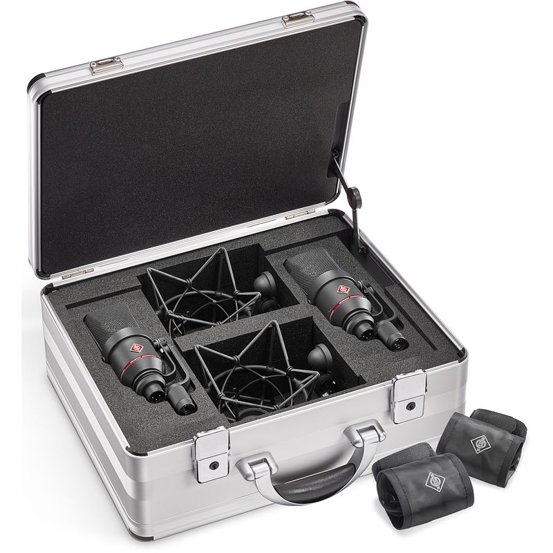 Foto van Neumann tlm 170 r mt stereo set grootmembraan condensatormicrofoon grijs (set van 2)