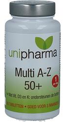 Foto van Unipharma multi a-z 50+ tabletten