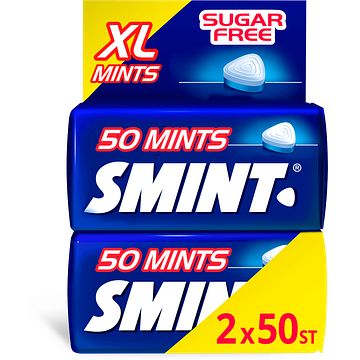 Foto van Smint mint pepermunt suikervrij dispenser 100 stuks keelpastille bij jumbo