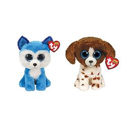 Foto van Ty - knuffel - beanie boo's - prince husky & muddles dog