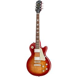 Foto van Epiphone les paul standard 60s figured heritage cherry sunburst elektrische gitaar met premium gigbag