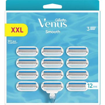 Foto van Gillette venus smooth navulmesjes voor vrouwen x12 bij jumbo