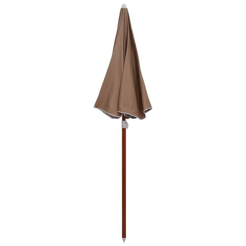 Foto van The living store - parasol - 155x190 cm - uv-bescherming - polyester - taupe