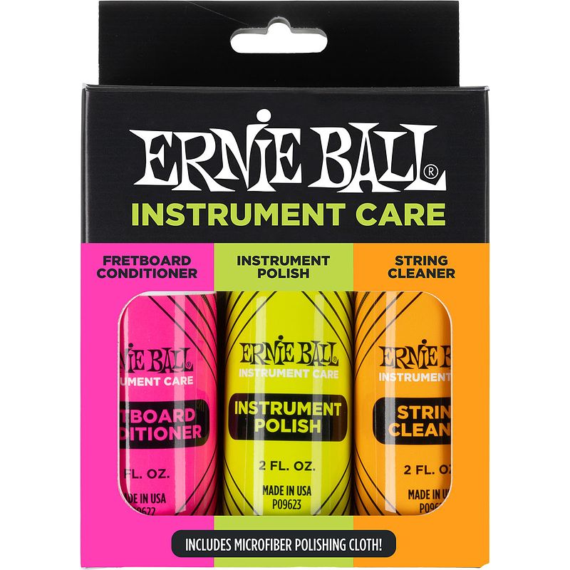 Foto van Ernie ball 4225 instrument care onderhoudsset voor gitaar