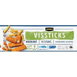 Foto van Jumbo vissticks allerslimste koop 15 stuks 450g