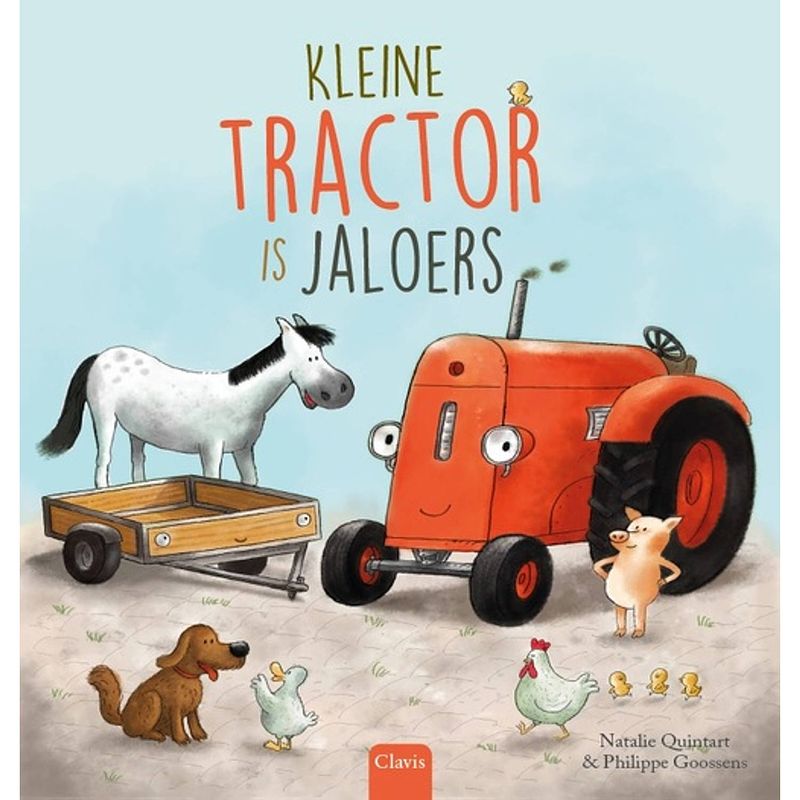 Foto van Kleine tractor is jaloers