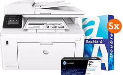 Foto van Hp laserjet pro m227fdw + 1 extra zwarte toner + 2.500 vellen a4 papier