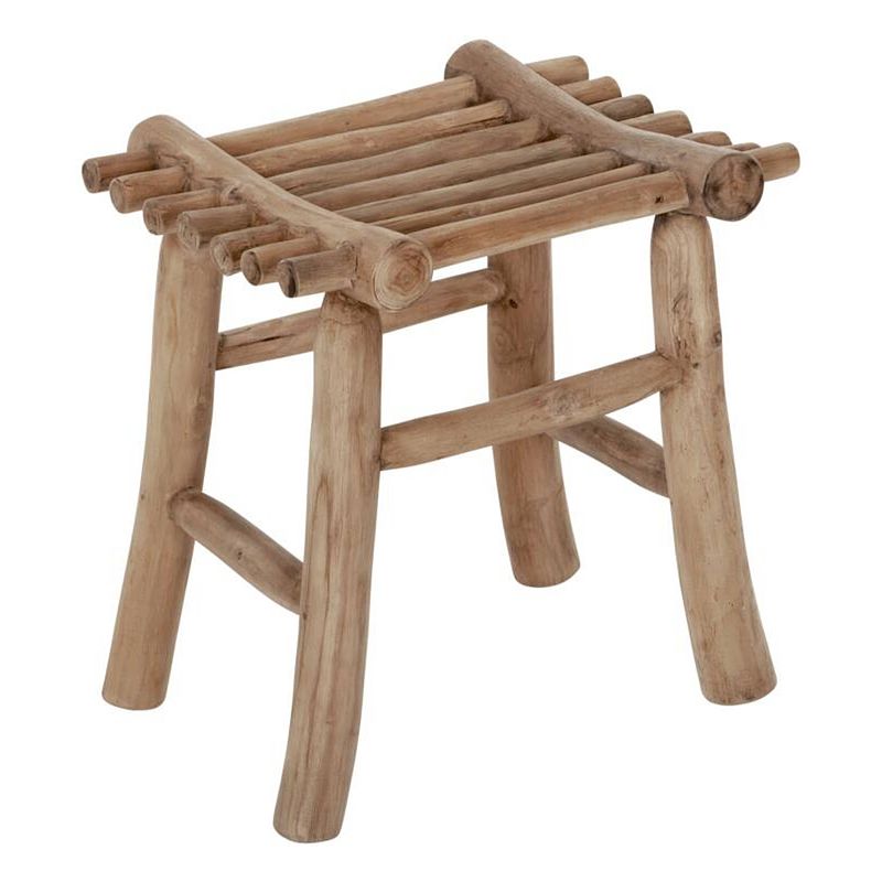 Foto van Must living stool bohemian,48x48x37 cm, teak branch