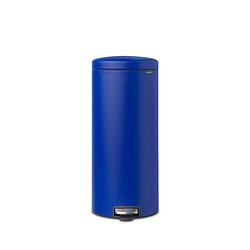 Foto van Brabantia newicon pedaalemmer 30 liter met kunststof binnenemmer - mineral powerful blue