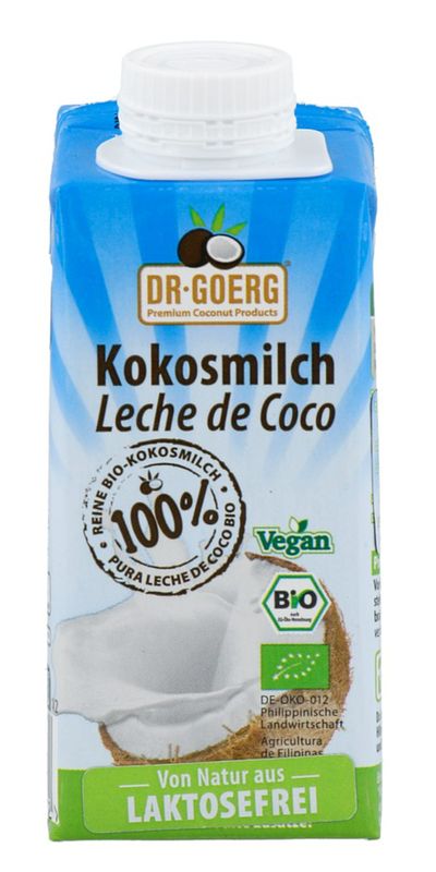 Foto van Dr goerg bio kokosmelk