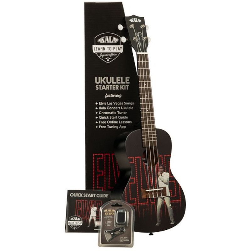 Foto van Kala learn to play elvis viva las vegas concert ukelele set