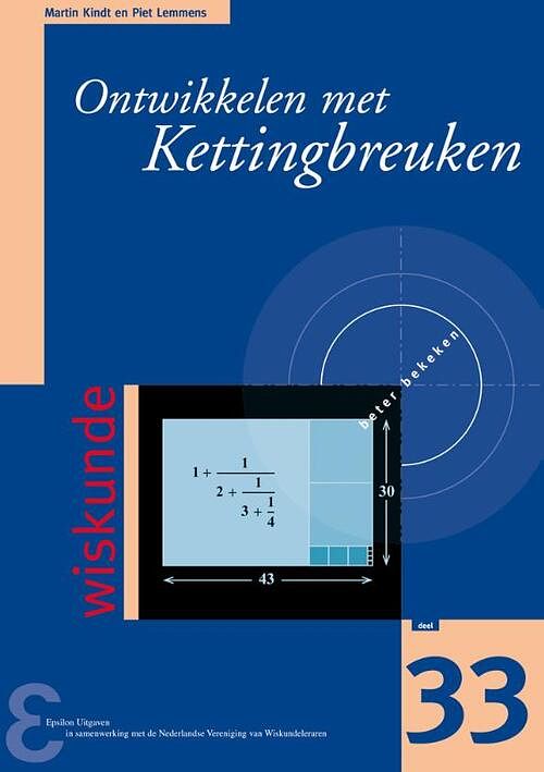 Foto van Ontwikkelen met kettingbreuken - martin kindt, piet lemmens - paperback (9789050411257)