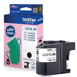 Foto van Brother inktcartridge, 1.200 pagina'ss, oem lc-227xlbk, zwart, op blister 10 stuks