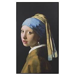 Foto van Schilderij meisje met de parel - multikleur - 118x70 cm - leen bakker