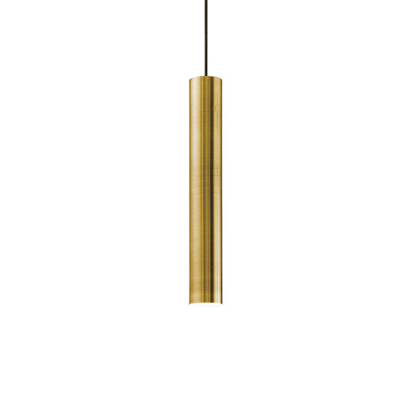 Foto van Moderne ideal lux look hanglamp - metaal - gu10 fitting - zwart