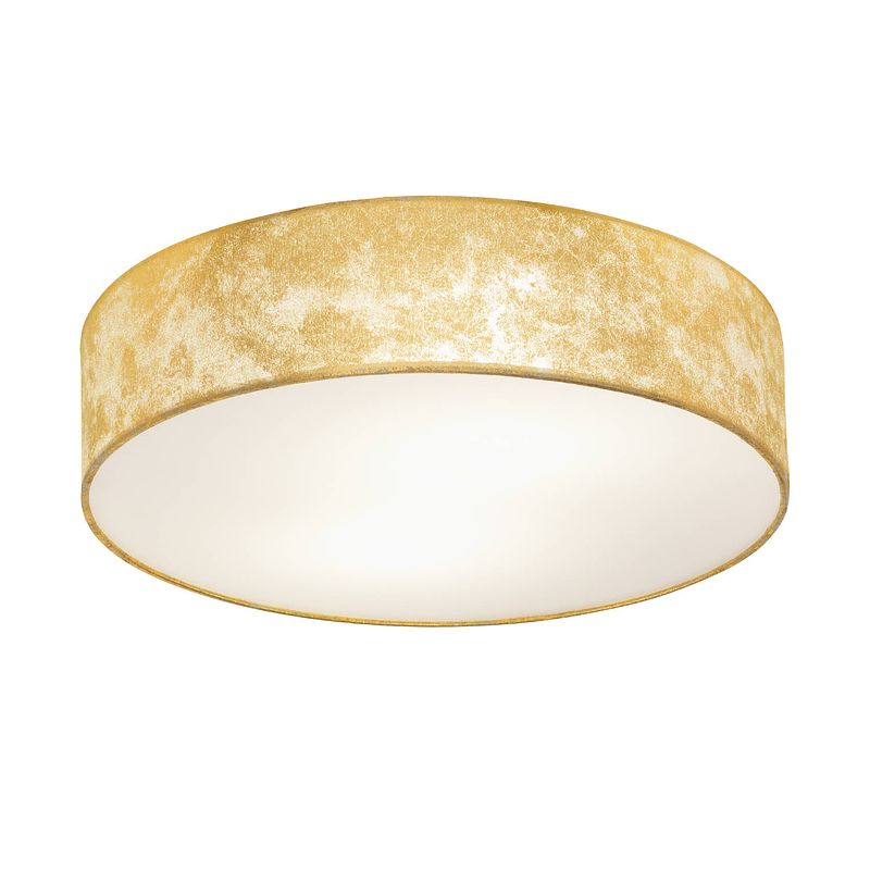 Foto van Eglo viserbella plafondlamp - e27 - ø 38 cm - champagne/goud