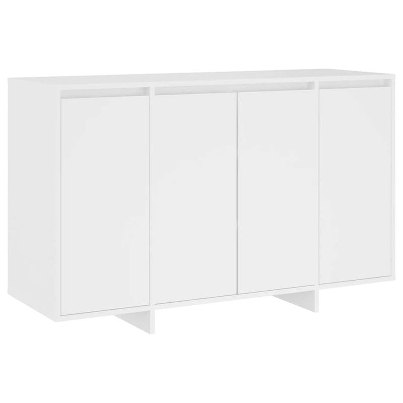 Foto van Vidaxl dressoir 120x41x75 cm spaanplaat wit