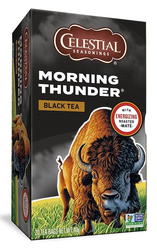 Foto van Celestial seasonings morning thunder black tea