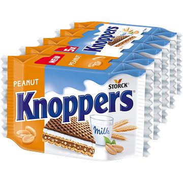 Foto van Knoppers peanut 5 stuks 125g bij jumbo