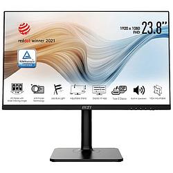 Foto van Msi modern md241pde led-monitor 60.5 cm (23.8 inch) energielabel f (a - g) 1920 x 1080 pixel full hd 5 ms hdmi, usb-c®, hoofdtelefoon (3.5 mm jackplug) ips led