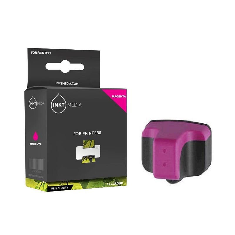 Foto van Inktmedia® -navulinkt - geschikt hp 363 c8772ee inktcartridge magenta - navul inkt - refill inkt