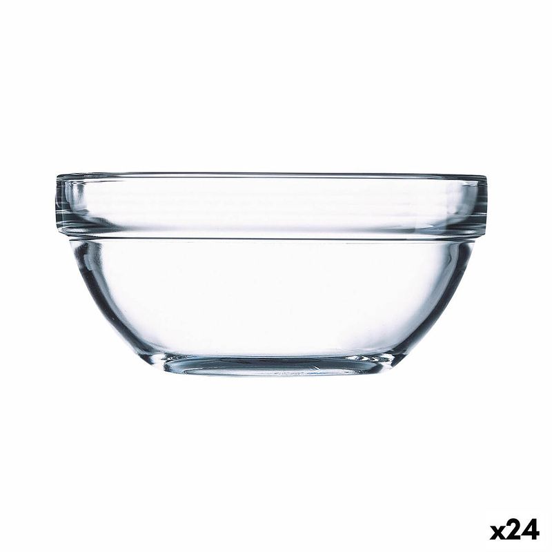 Foto van Kom luminarc transparant glas (ø 14 cm) (24 stuks)