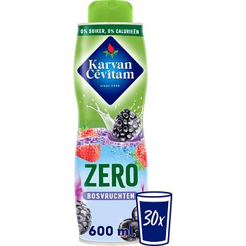 Foto van Karvan cevitam zero bosvruchten siroop 600ml bij jumbo