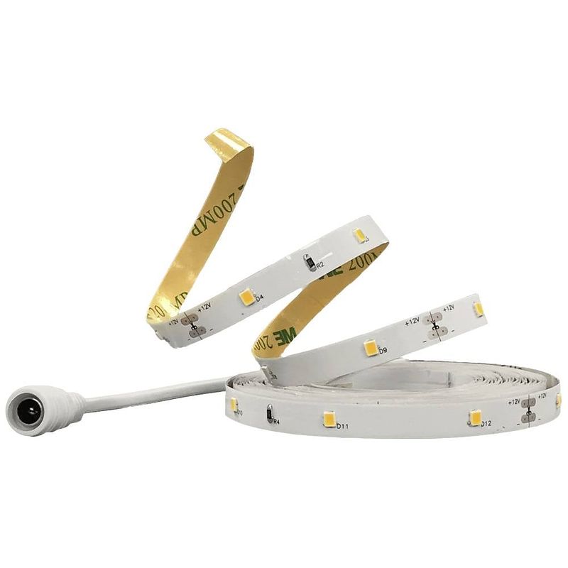 Foto van Nordlux led strip 47980000 led-strip energielabel: g (a - g) met connectoren (male/female) 12 v 5 m warmwit