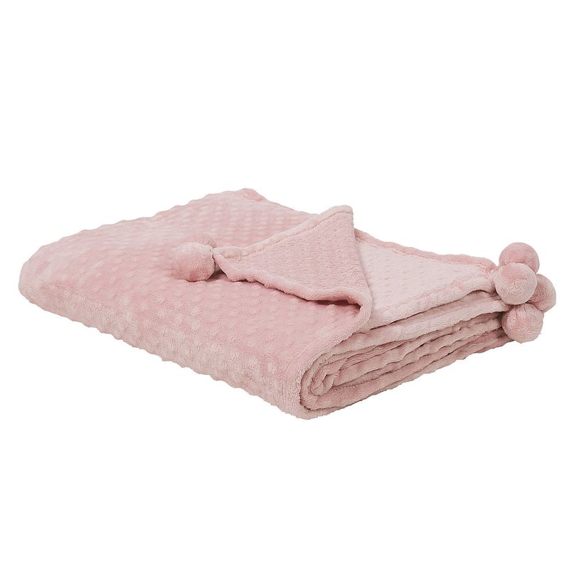 Foto van Beliani samur ii - plaid-roze-polyester