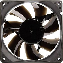 Foto van Noiseblocker blacksilent pro p-p pc-ventilator zwart (b x h x d) 80 x 80 x 25 mm