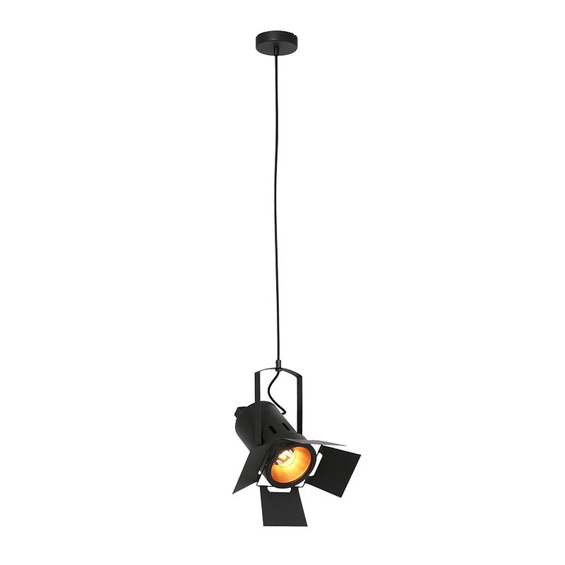 Foto van Mexlite carré hanglamp - e27 (grote fitting) - zwart