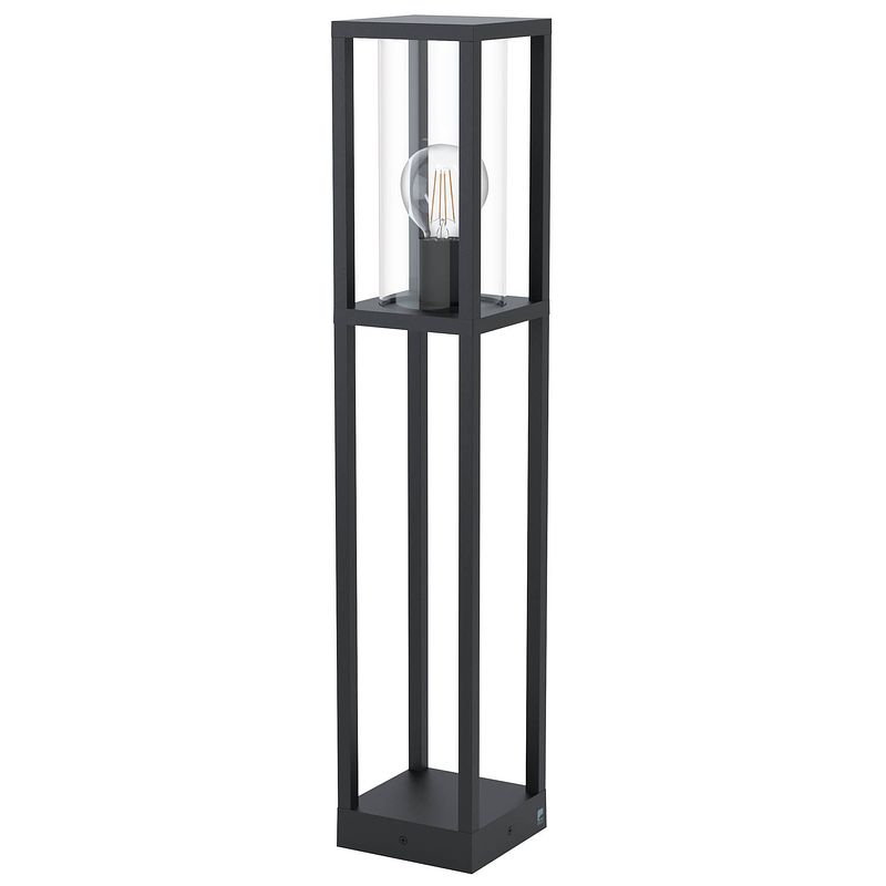 Foto van Eglo cascinetta staande lamp buiten - e27 - 79,5 cm - zwart