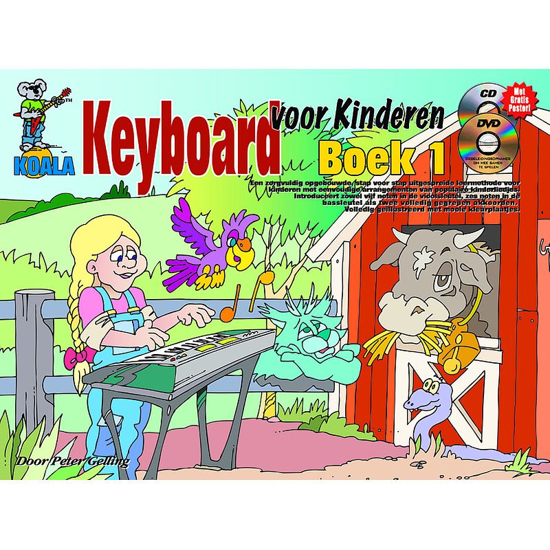 Foto van Koala keyboard voor kinderen boek 1