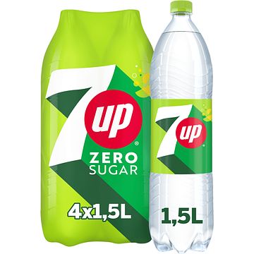 Foto van 7up free lemon & lime flavour 4 x 1, 5l bij jumbo