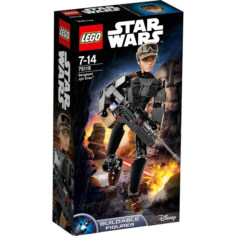 Foto van Lego star wars figures jyn 75119